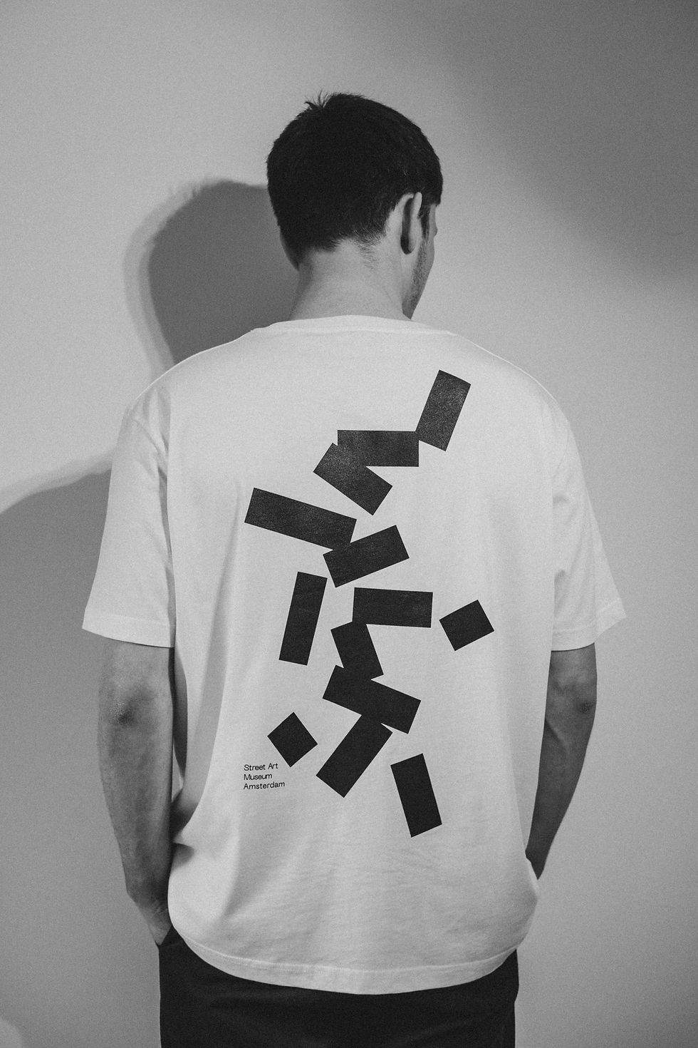 Thumbnail: Black on White T-shirt