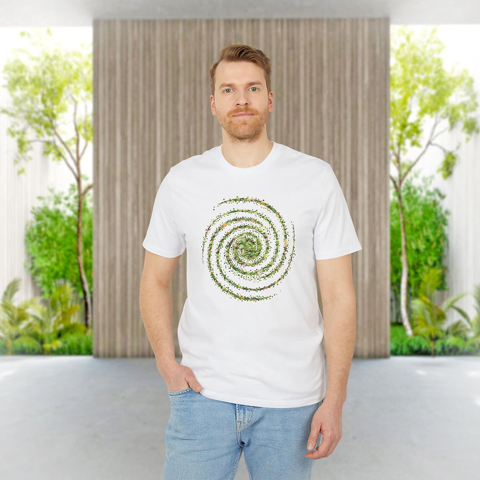 Thumbnail: organic adult unisex t shirt with galaxy graphic by Nat-Ts