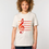Thumbnail: organic cotton adult t-shirt with treble clef music graphic by Nat-Ts