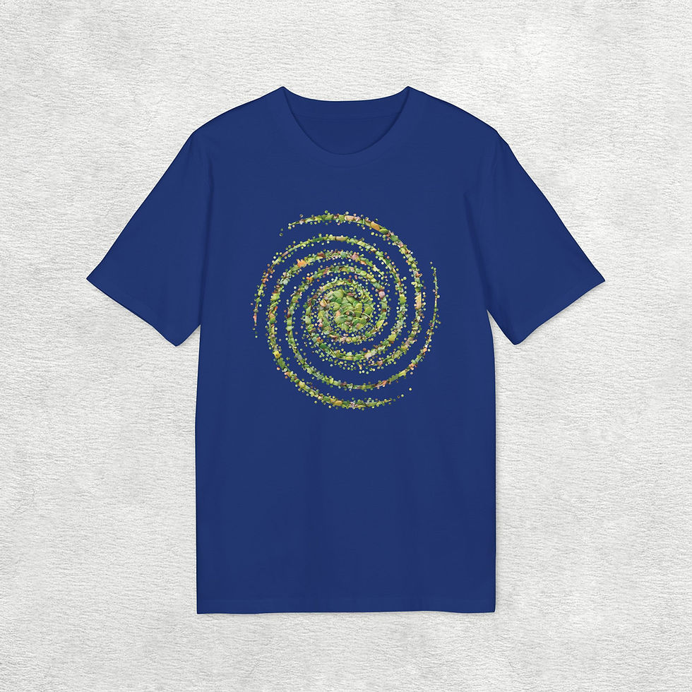Thumbnail: organic adult unisex t shirt with galaxy graphic by Nat-Ts