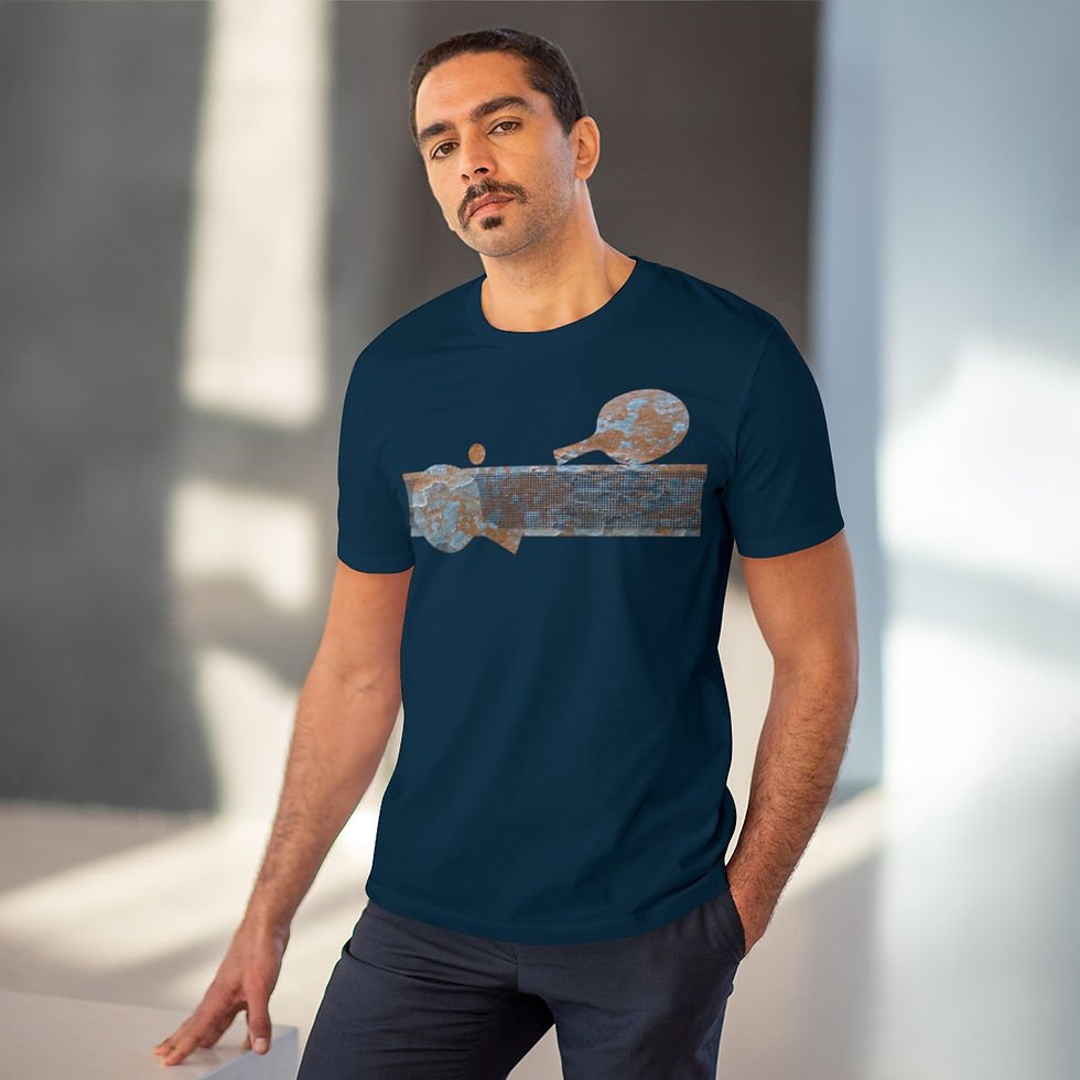 Organic Unisex Creator T-shirt | Table Tennis - Bark