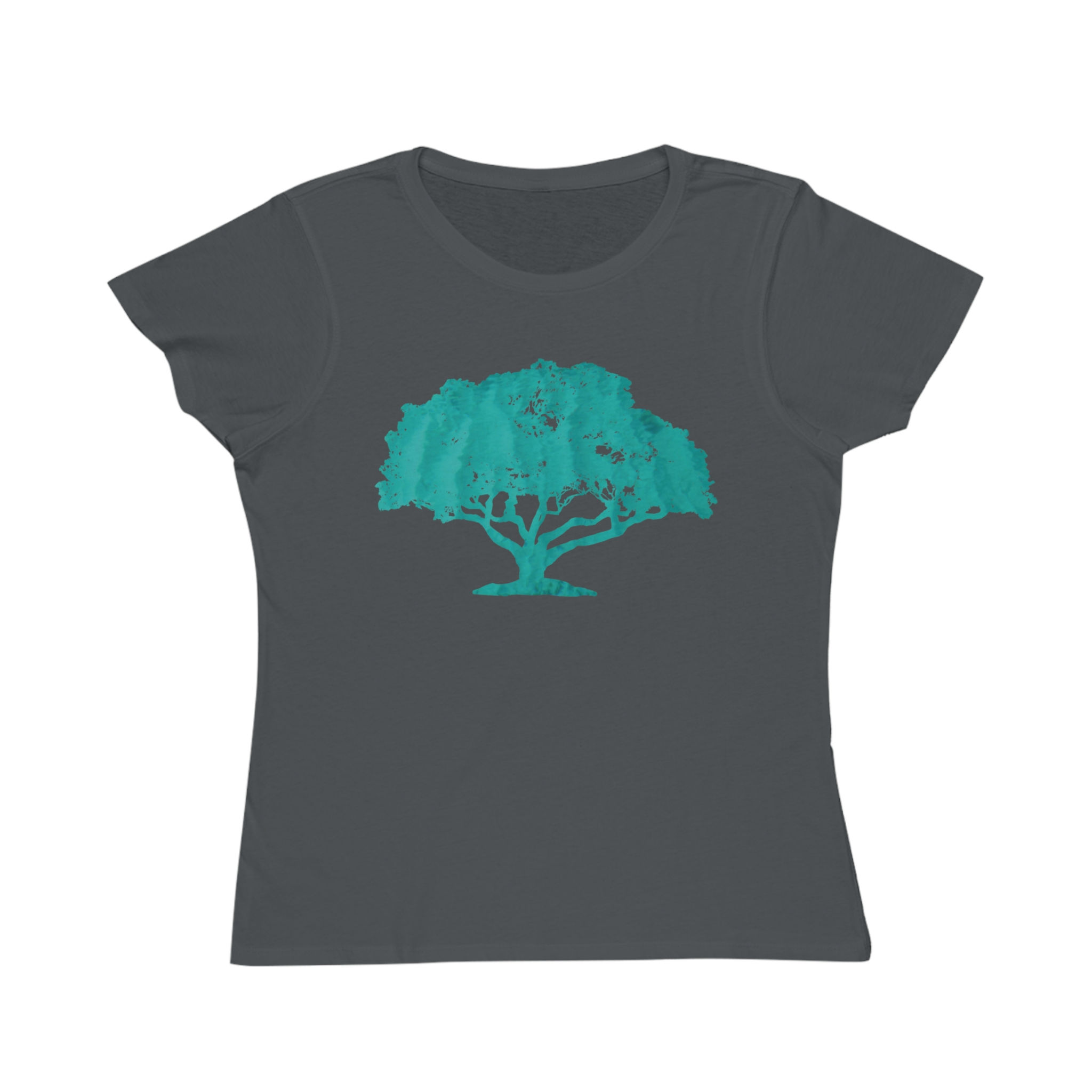 organic cotton women's t shirt with unique tree graphic by Nat-Ts
