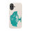 Thumbnail: biodegradable plastic-free phone case with graphic of a tree coloured by a real photo of a Mediterranean lagoon