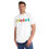 Thumbnail: organic adult unisex t shirt with colourful fruit print designed by Nat-Ts