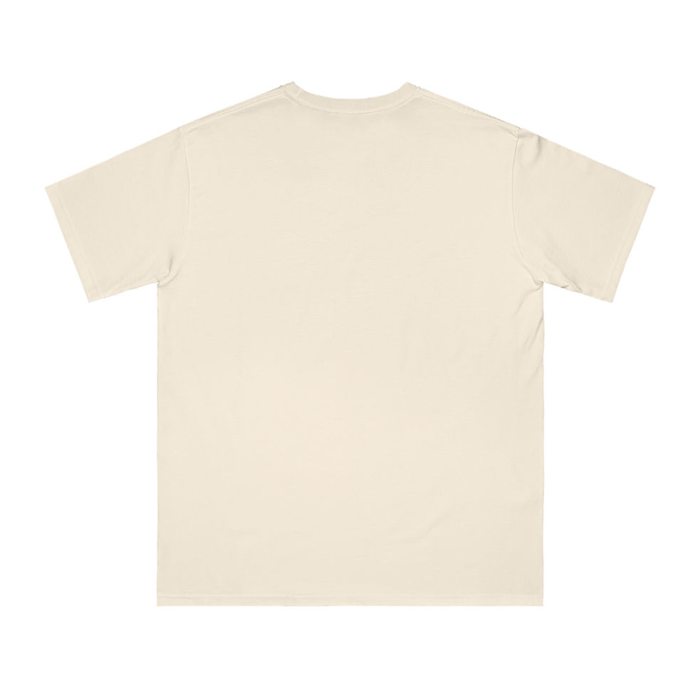 Thumbnail: organic cotton unisex adult t-shirt back