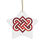 Thumbnail: eco-friendly ceramic hanging ornaments with a Celtic-inspired knot of entwined hearts, by Nat-Ts