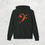 Thumbnail: eco friendly adult unisex hoodie with bass clef music graphic by Nat-Ts