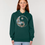 Thumbnail: organic cotton adult hoodie with Yin Yang graphic coloured by a photo of nature