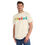 Thumbnail: organic adult unisex t shirt with colourful fruit print designed by Nat-Ts