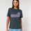 Thumbnail: Organic cotton adult t-shirt with table tennis sport graphics coloured by photos of nature
