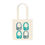 Thumbnail: eco friendly tote bag with headphones music design by Nat-Ts