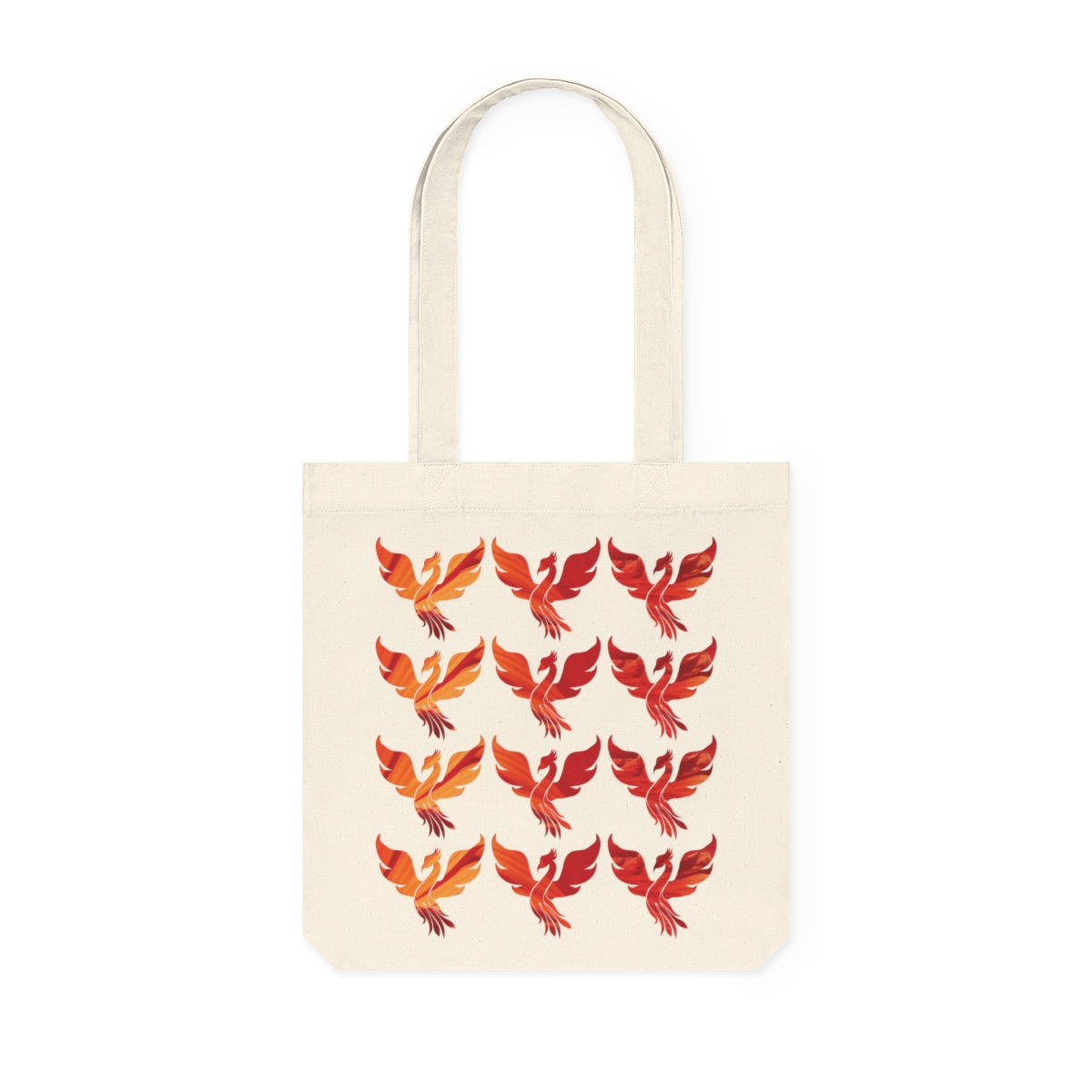 eco friendly tote bag with phoenix design by Nat-Ts