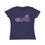 Thumbnail: organic cotton women's t-shirt with table tennis sport graphic coloured by a photo of nature