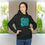Thumbnail: organic cotton adult unisex hoodie with Celtic-inspired square knot design by Nat-Ts