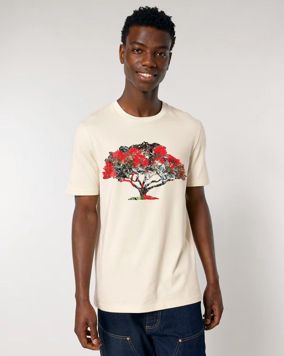 Thumbnail: organic adult unisex t shirt with unique tree graphic by Nat-Ts