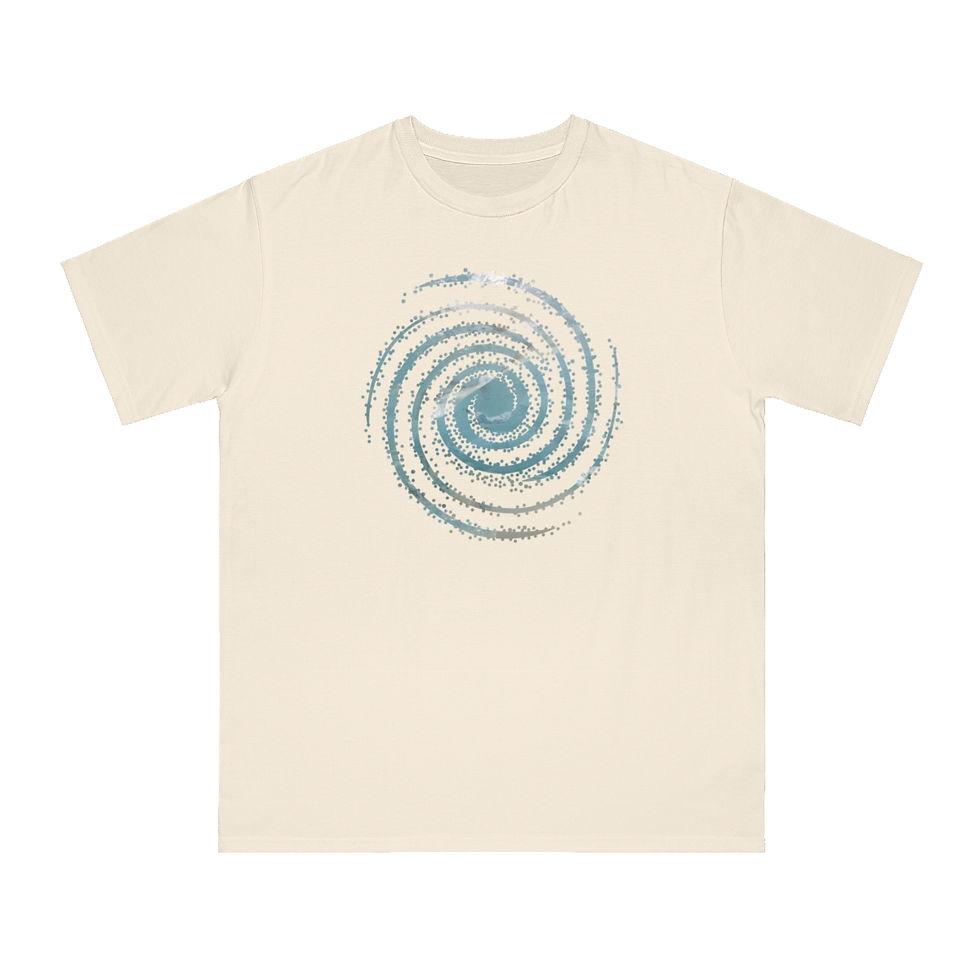 Thumbnail: organic adult unisex t shirt with galaxy graphic by Nat-Ts