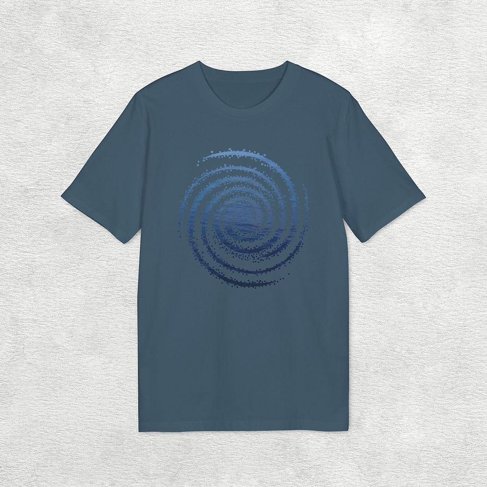 Thumbnail: organic adult unisex t shirt with galaxy graphic by Nat-Ts