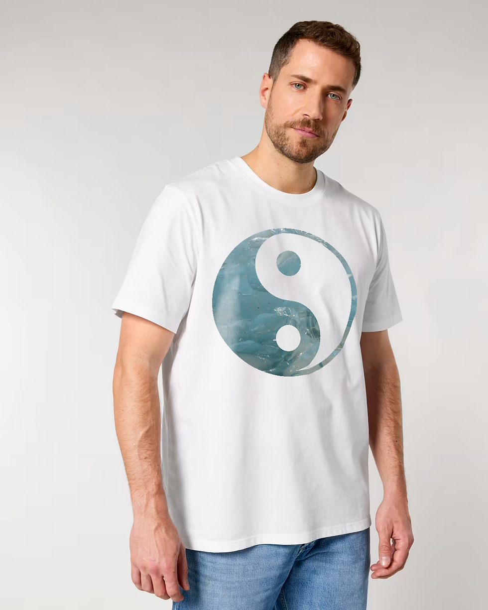 Thumbnail: organic adult unisex t shirt with unique yin yang graphic by Nat-Ts