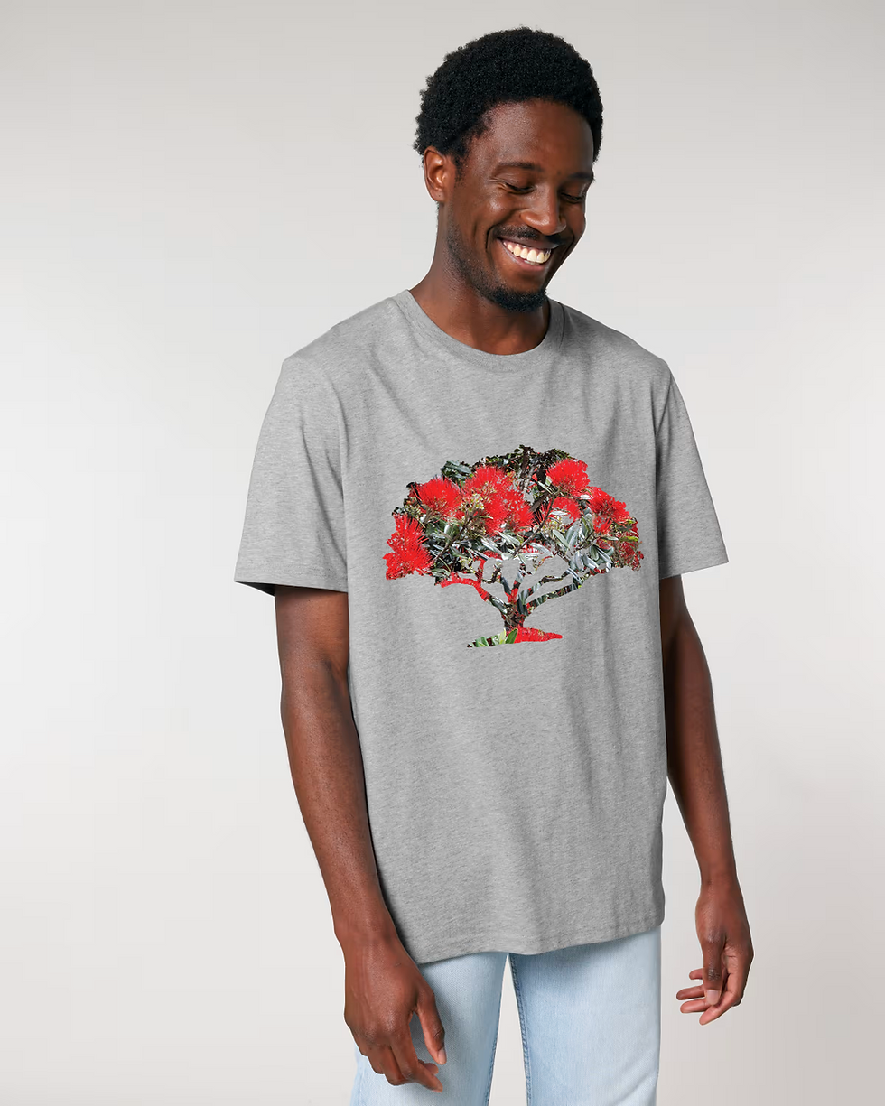 Thumbnail: organic adult unisex t shirt with unique tree graphic by Nat-Ts