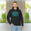 Thumbnail: organic cotton adult hoodie with Celtic-inspired knot of entwined hearts by Nat-Ts