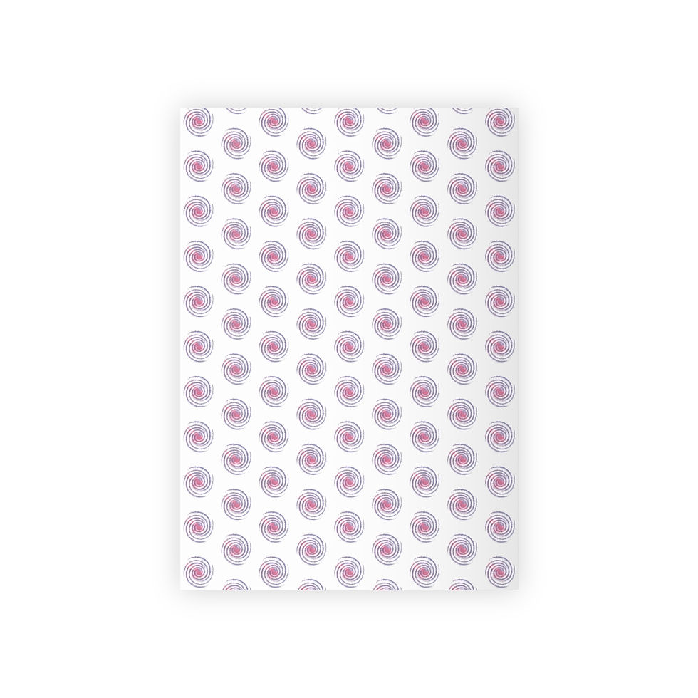 Thumbnail: sustainably sourced gift wrap with elegant galaxy graphic by Nat-Ts