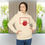 Thumbnail: organic cotton adult unisex hoodie with basketball sport graphic by Nat-Ts