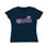 Thumbnail: organic cotton women's t-shirt with table tennis sport graphic coloured by a photo of nature