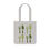 Thumbnail: eco friendly tote bag with gardening tools graphic by Nat-Ts