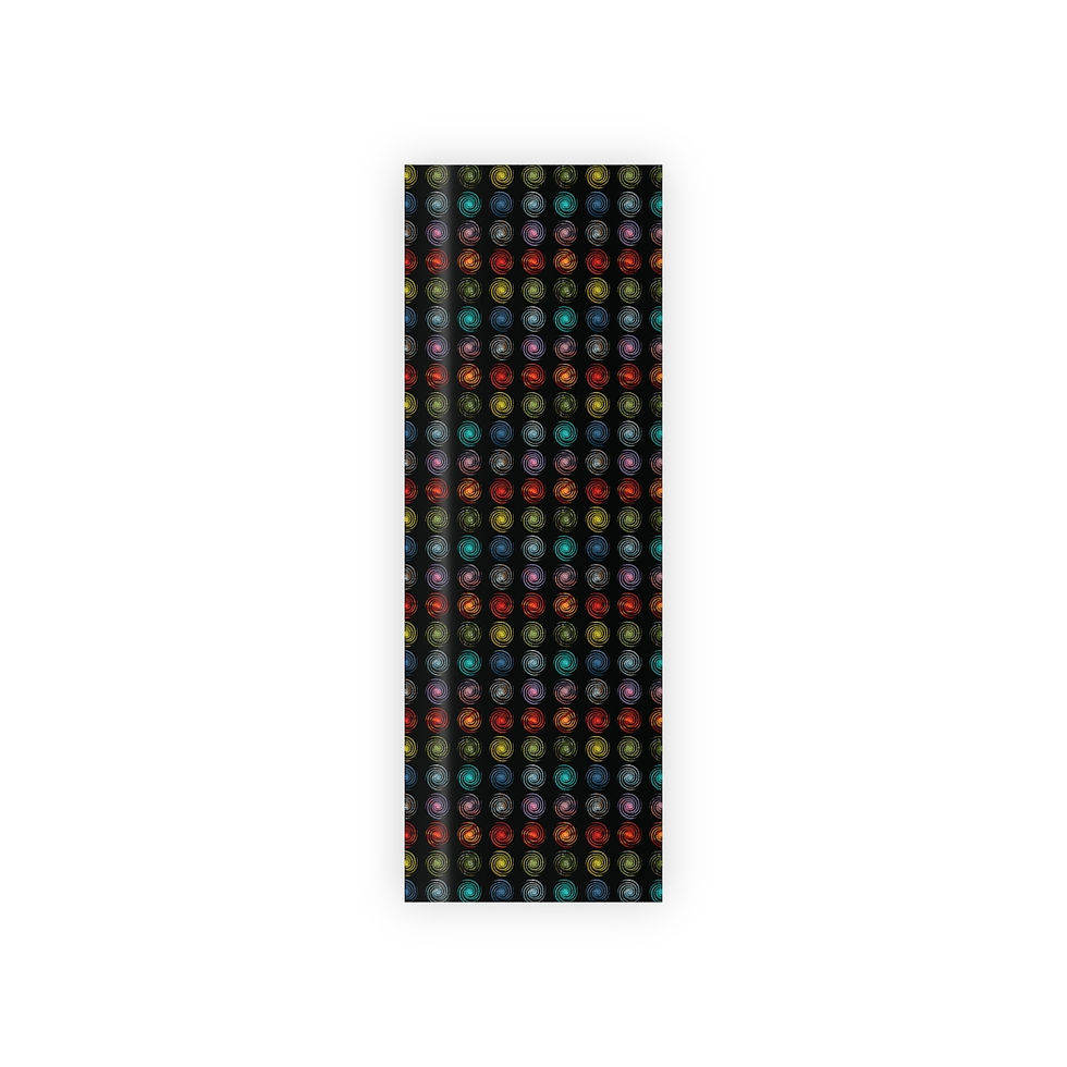 Thumbnail: sustainably sourced gift wrap with elegant galaxy graphic by Nat-Ts