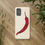 Thumbnail: biodegradable plastic free phone case with chilli pepper graphic by Nat-Ts