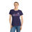 Thumbnail: organic cotton women's t-shirt with table tennis sport graphic coloured by a photo of nature