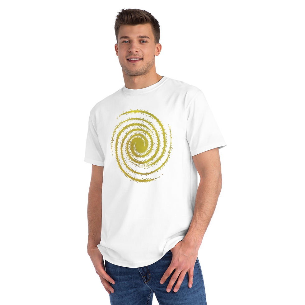 Thumbnail: organic adult unisex t shirt with galaxy graphic by Nat-Ts