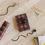 Thumbnail: sustainably sourced luxury gift wrap with test tubes science design by Nat-Ts
