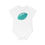 Thumbnail: organic cotton, super cute baby body suit with American football sports graphic designed by Nat-Ts