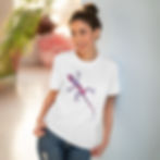 organic adult unisex t shirt with gecko design by Nat-Ts