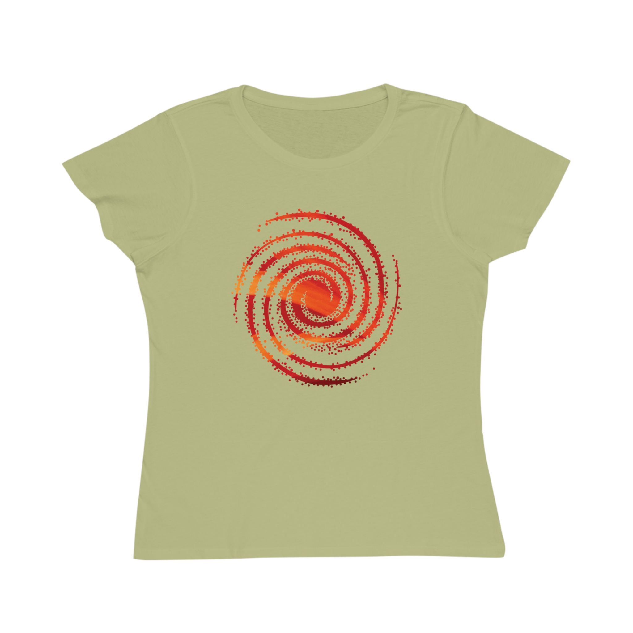 organic cotton women's t shirt with unique galaxy graphic by Nat-Ts