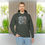 Thumbnail: organic cotton adult unisex hoodie with Celtic-inspired square knot design by Nat-Ts