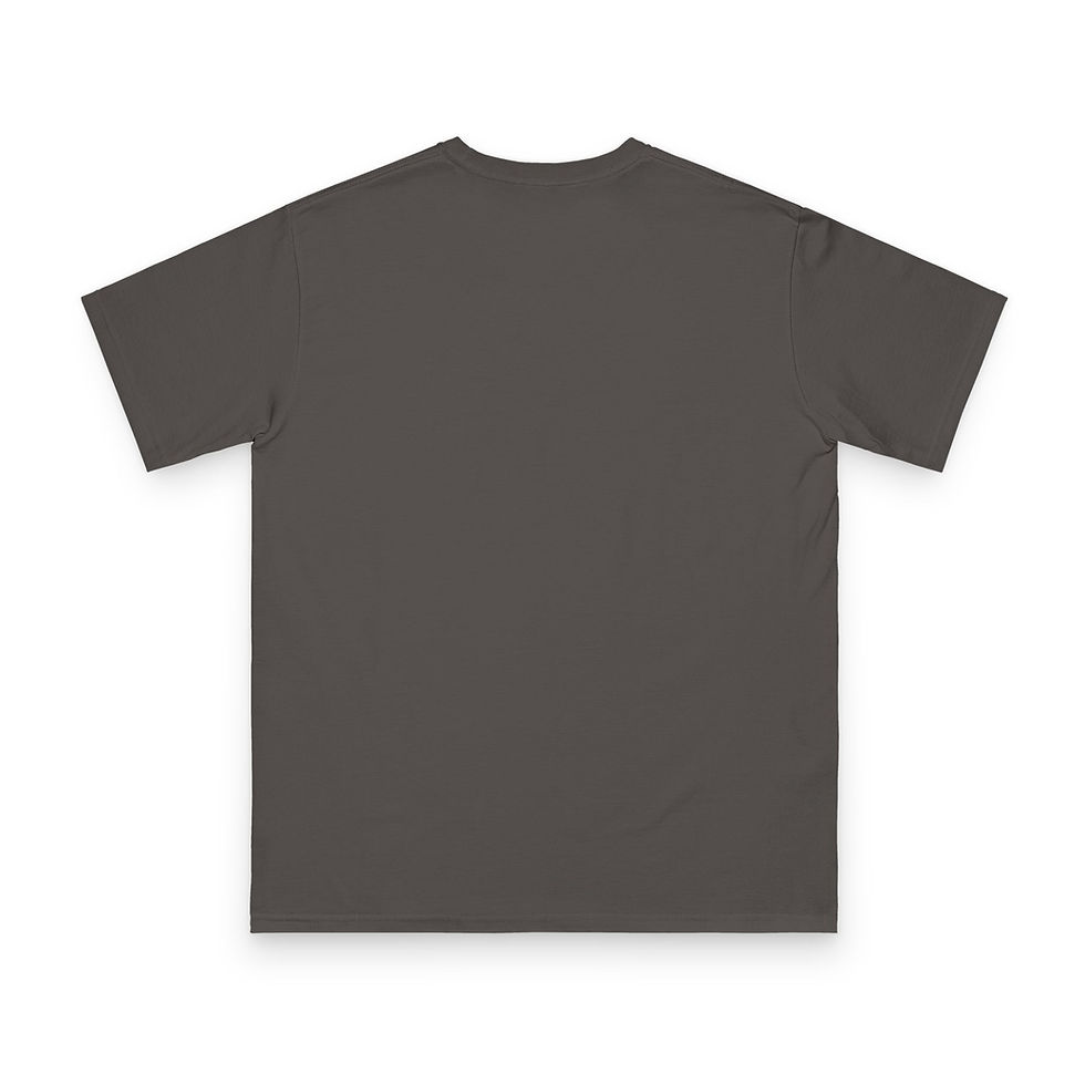 Thumbnail: organic cotton unisex adult t-shirt back