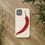 Thumbnail: biodegradable plastic free phone case with chilli pepper graphic by Nat-Ts