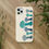 Thumbnail: biodegradable phone case with colourful toadstools designed by Nat-Ts