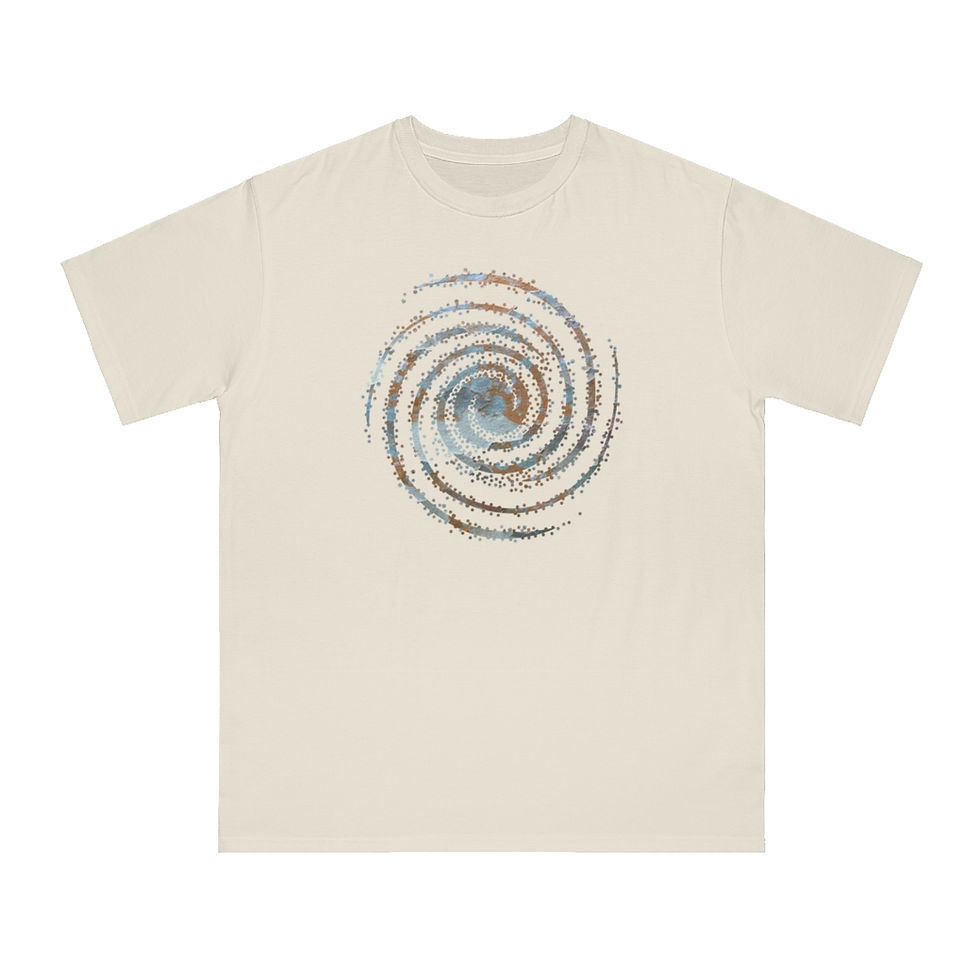 Thumbnail: organic adult unisex t shirt with galaxy graphic by Nat-Ts