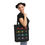 Thumbnail: eco friendly tote bag with colourful barbecue graphic by Nat-Ts