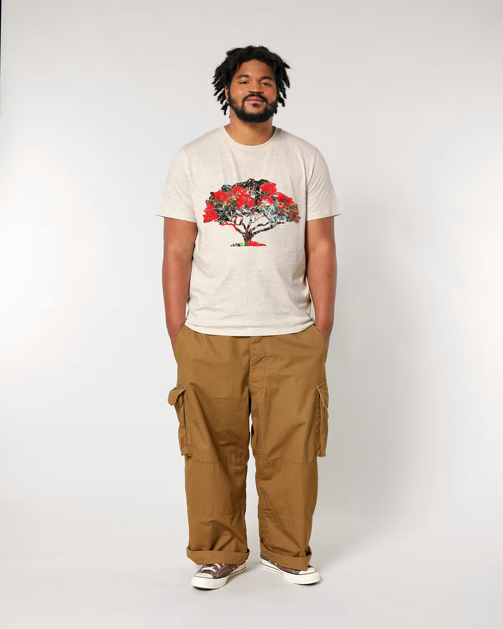 Thumbnail: organic adult unisex t shirt with unique tree graphic by Nat-Ts
