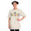 Thumbnail: adult unisex organic t shirt with colourful toadstools graphic by Nat-Ts