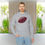 Thumbnail: organic cotton adult hoodie with American football sport graphic by Nat-Ts