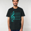 Thumbnail: organic cotton adult t-shirt with treble clef music graphic by Nat-Ts
