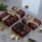 Sustainably Sourced Gift Wrap | Eternal Duo Celtic Knot - Hibiscus