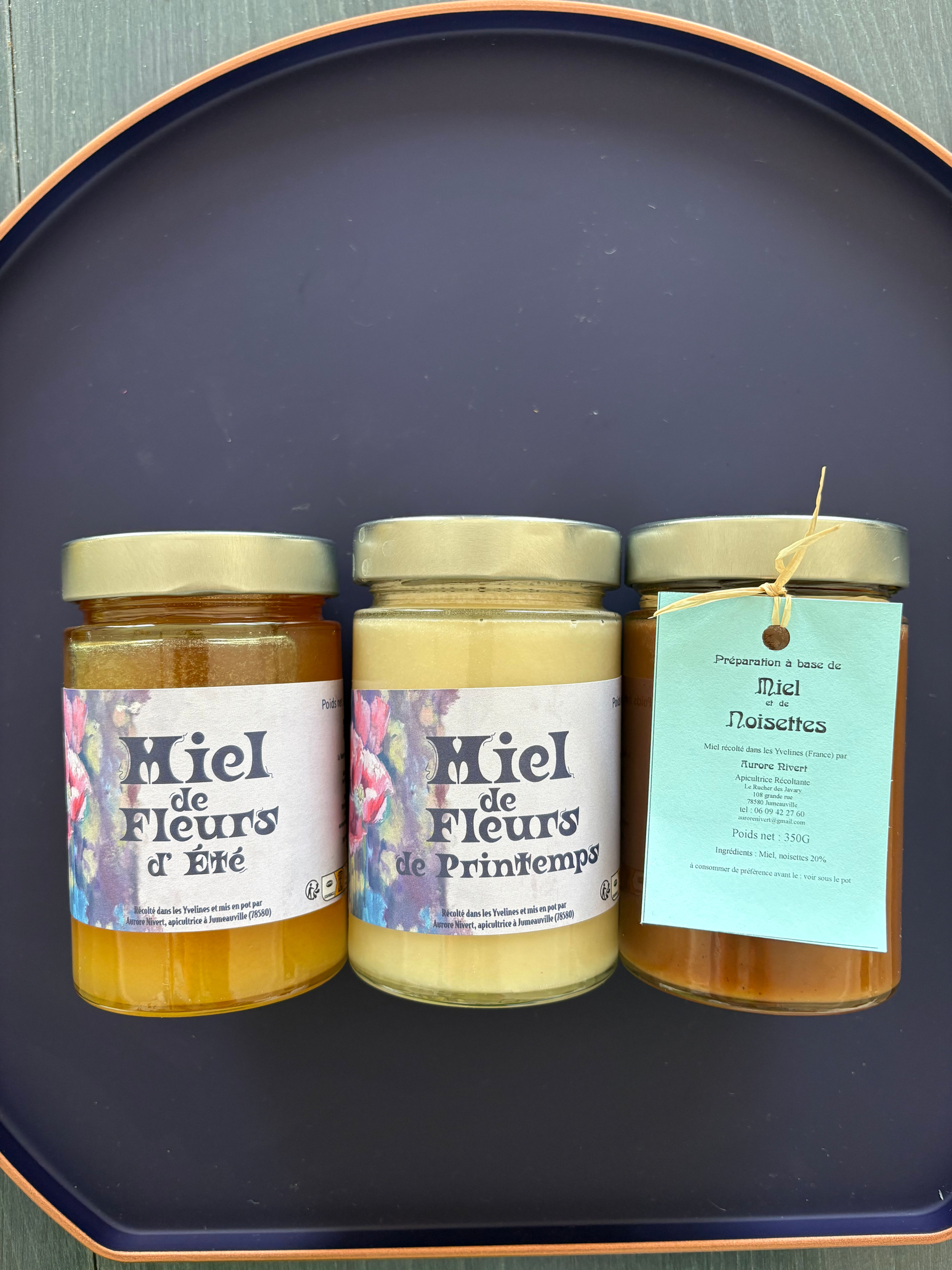 Classic honey collection-봄꿀, 여름꿀, 헤이즐넛 꿀