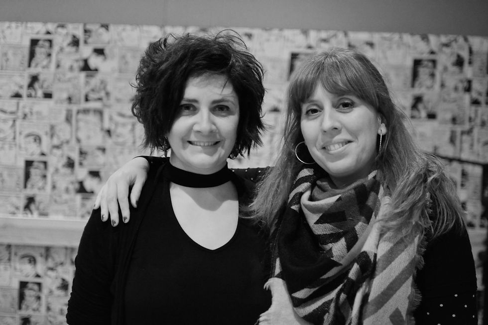 Carme rey e Ángeles Dorrio