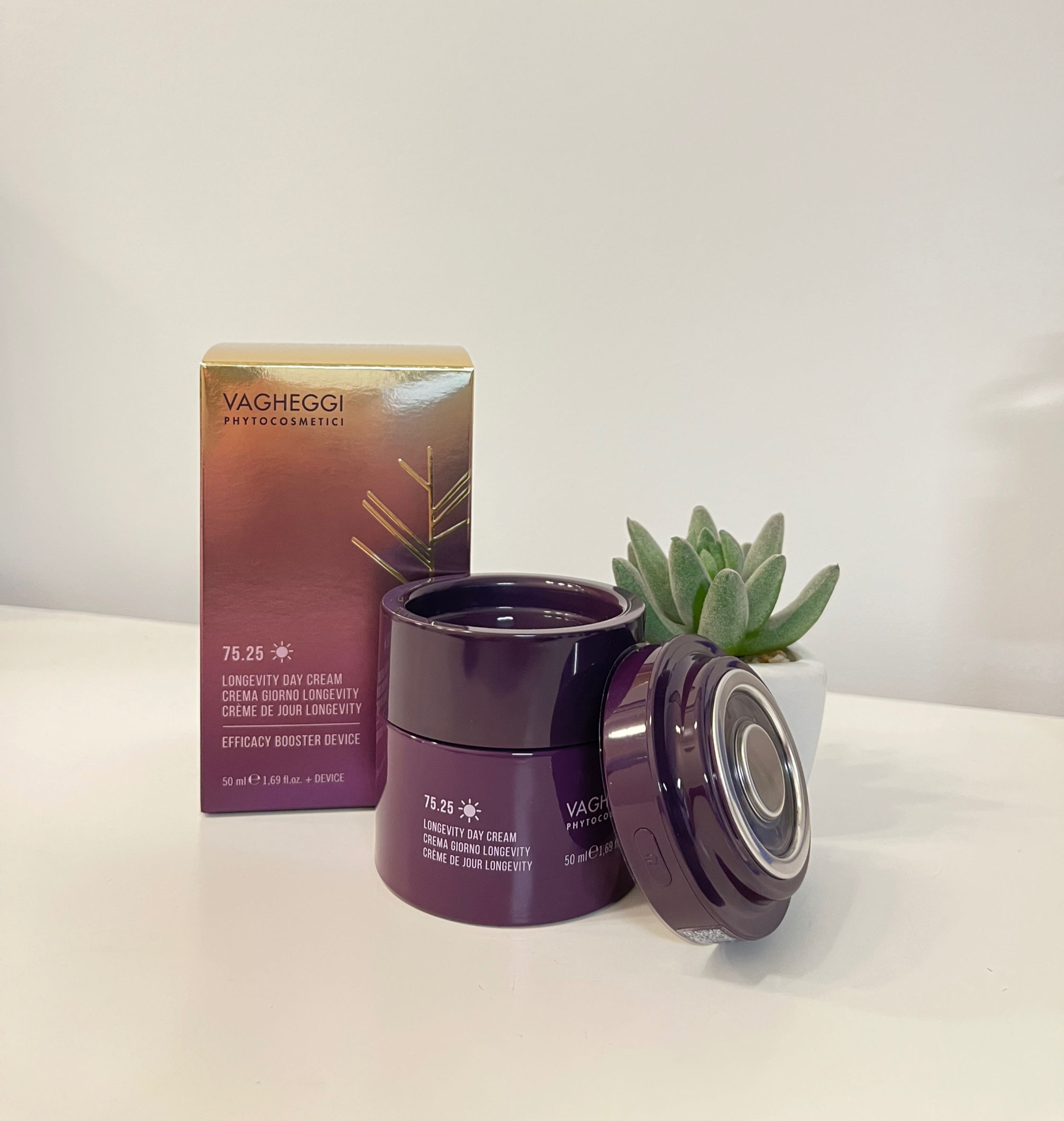 Crème de jour longevity + Dispositif amplificateur d’efficacité -75:25